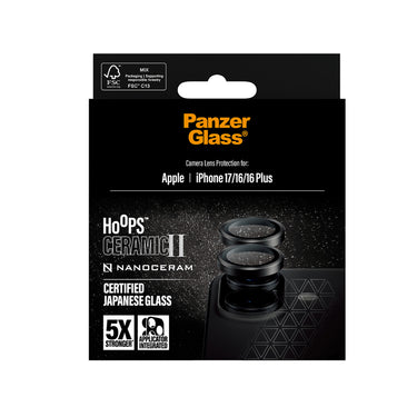PanzerGlass Hoops Ceramic Lens Protector for iPhone 17